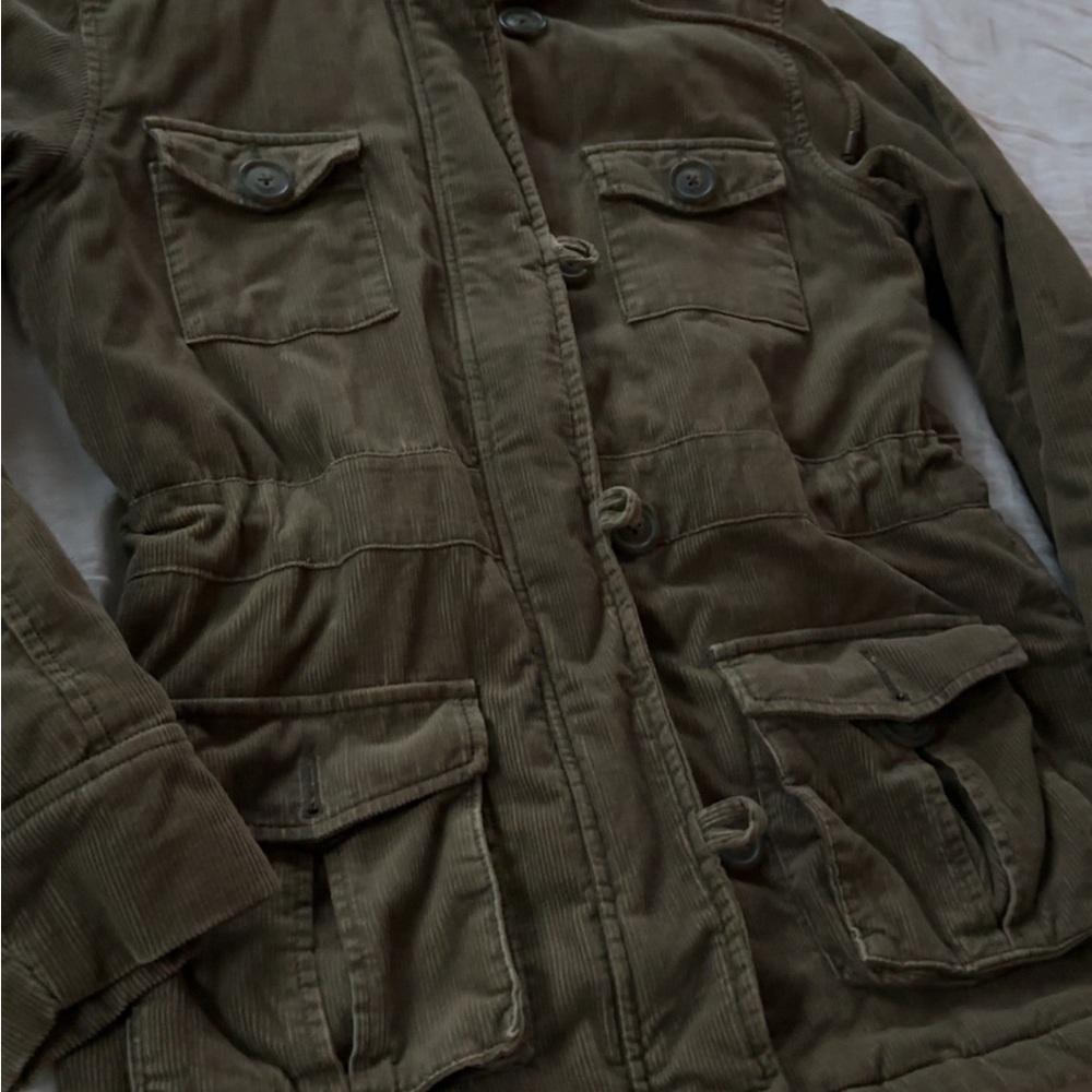 Roots Green Utility Jacket with Hood - Picture 3 of 6